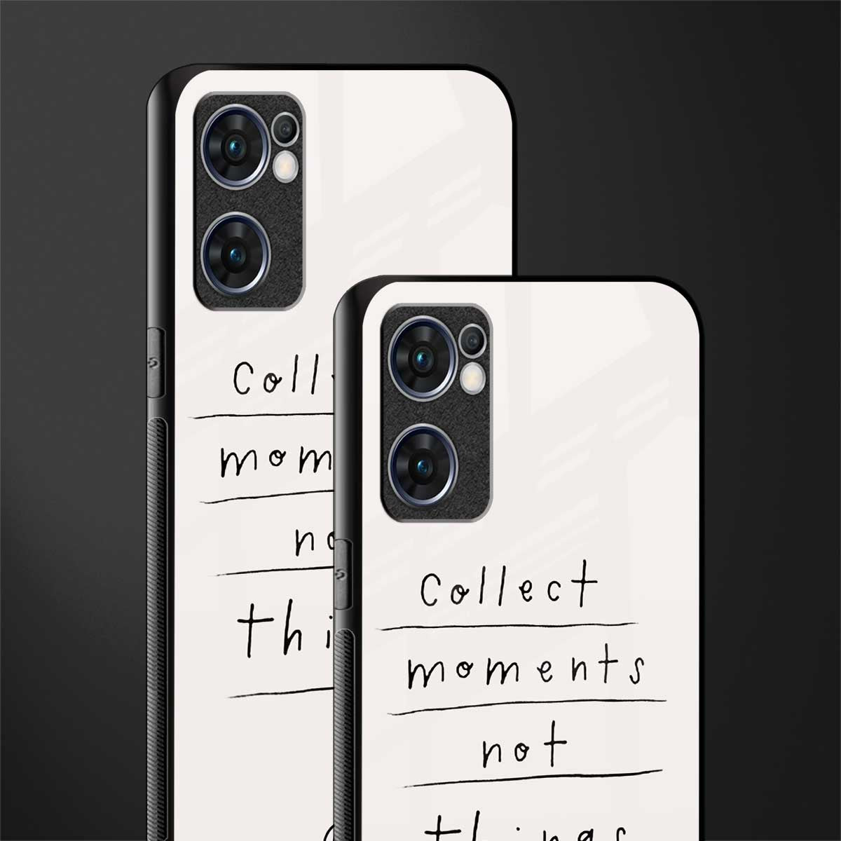 collect moments not things glass case for oppo reno7 5g image-2