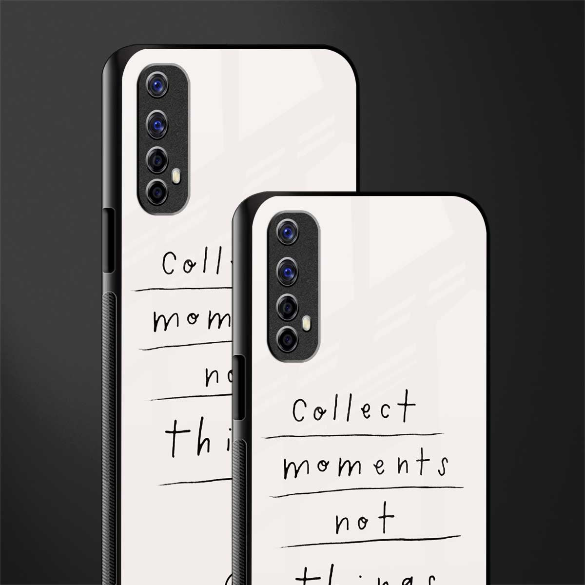 collect moments not things glass case for realme 7 image-2