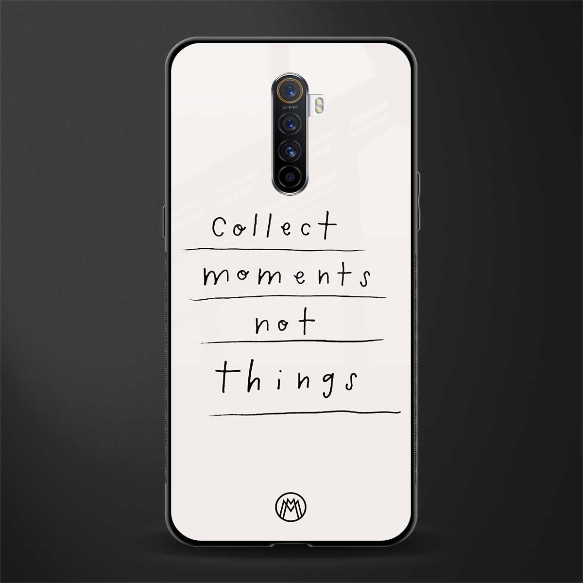 collect moments not things glass case for realme x2 pro image