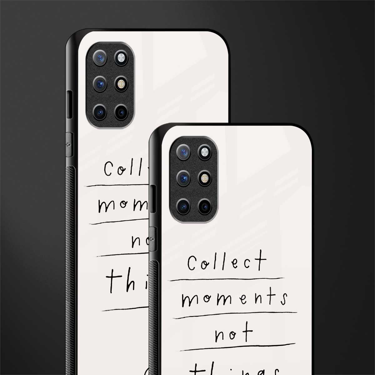 collect moments not things glass case for oneplus 8t image-2