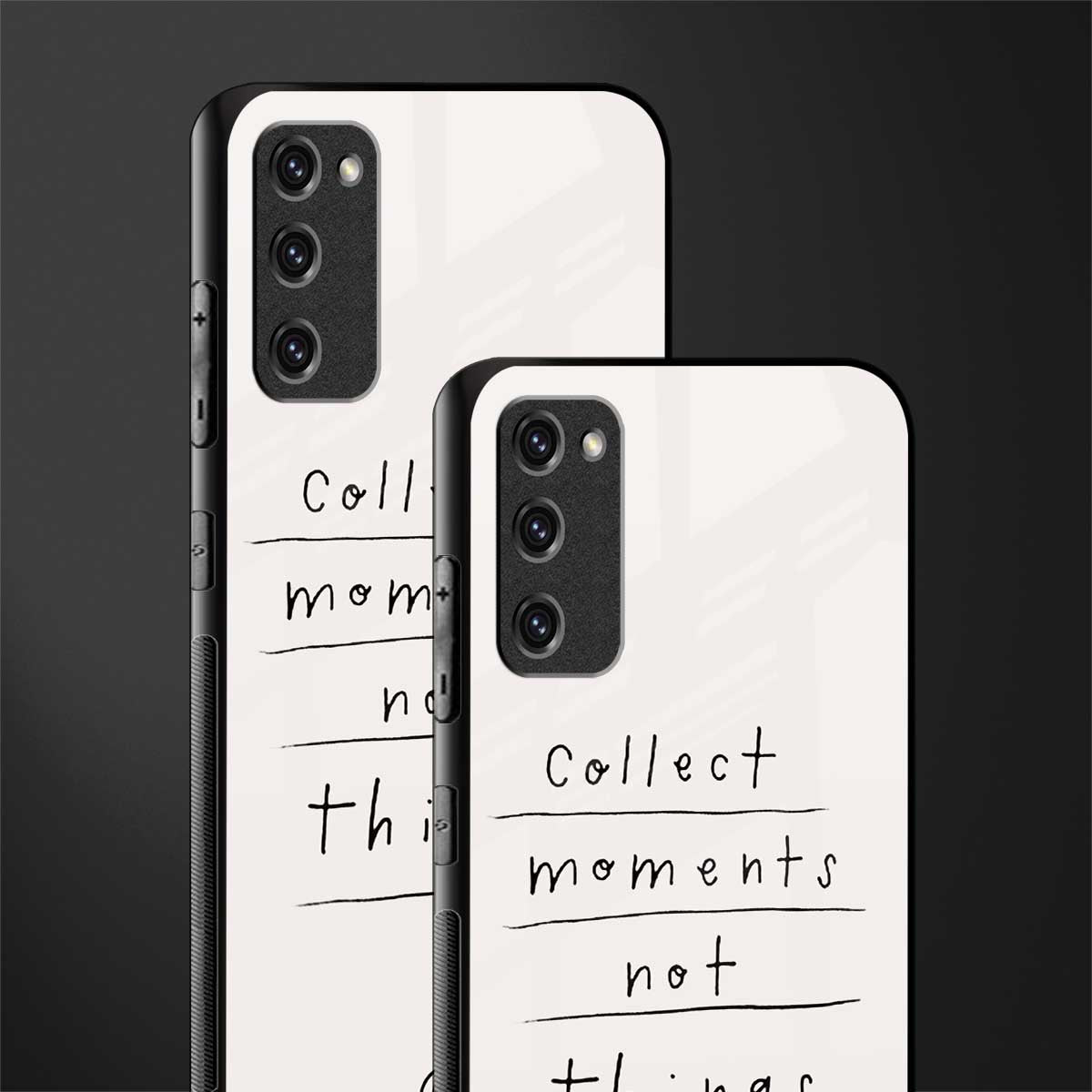 collect moments not things glass case for samsung galaxy s20 fe image-2