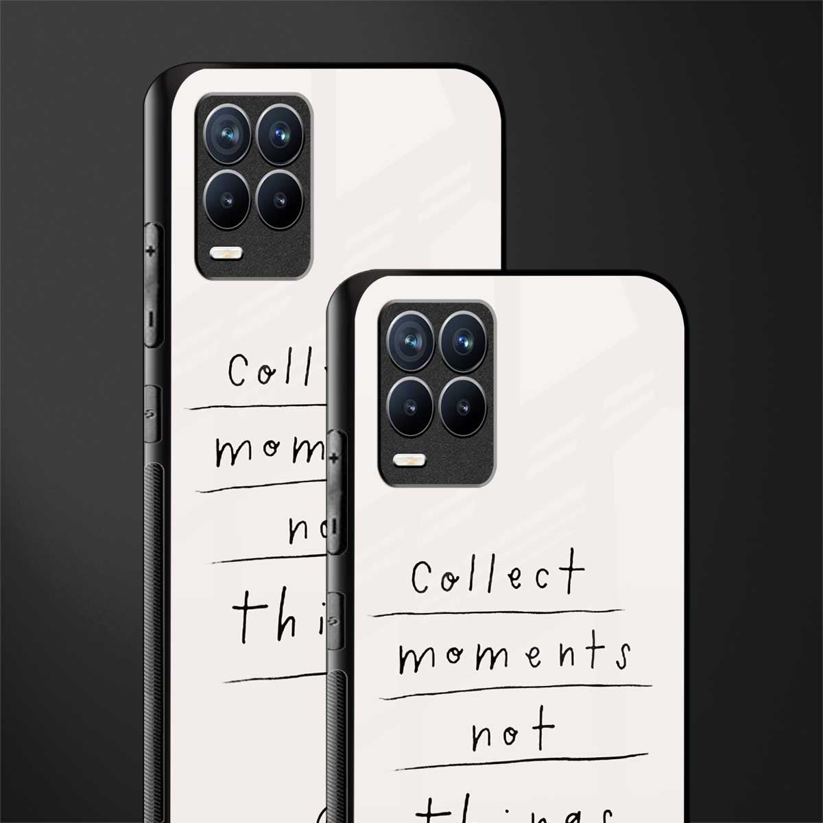 collect moments not things glass case for realme 8 4g image-2