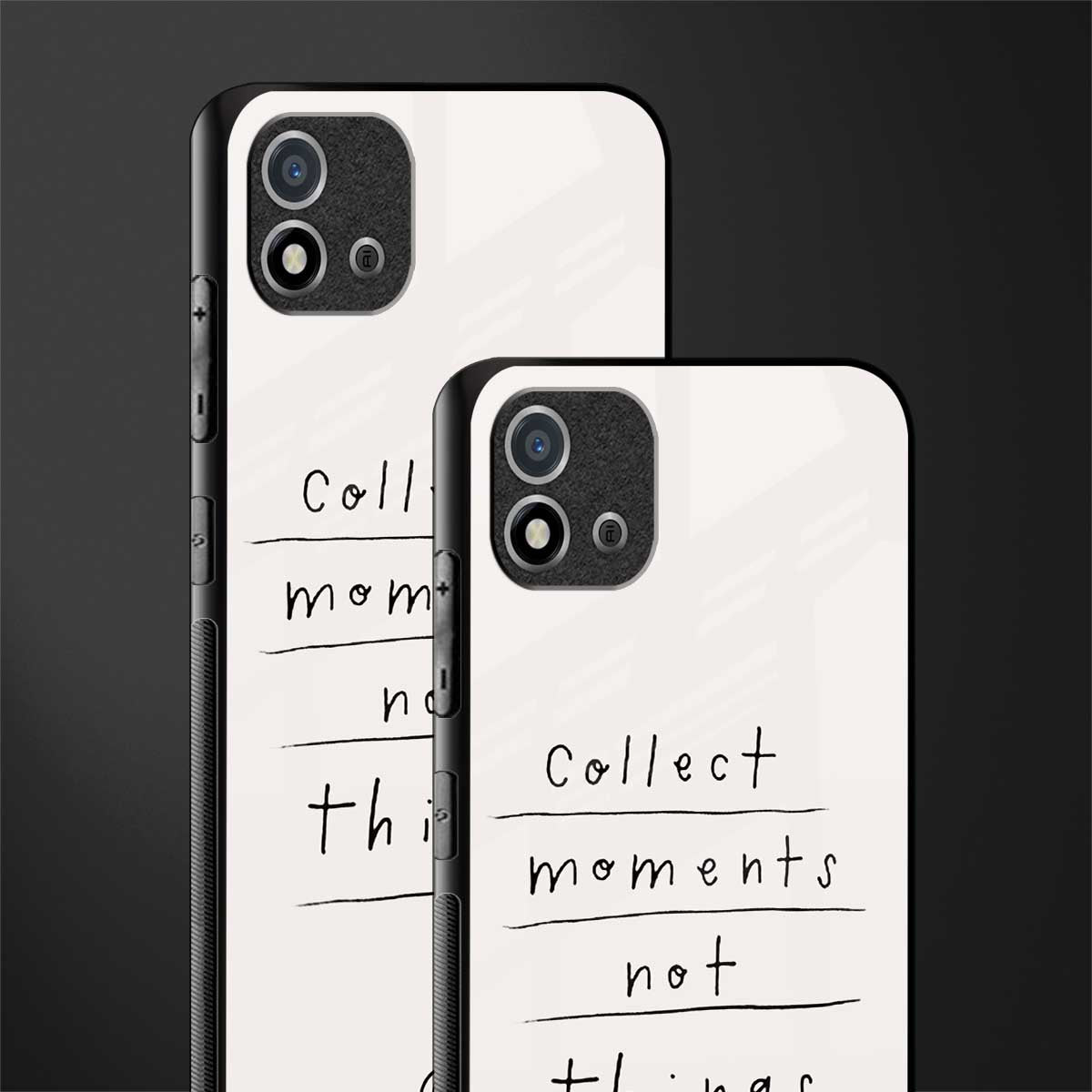 collect moments not things glass case for realme c20 image-2