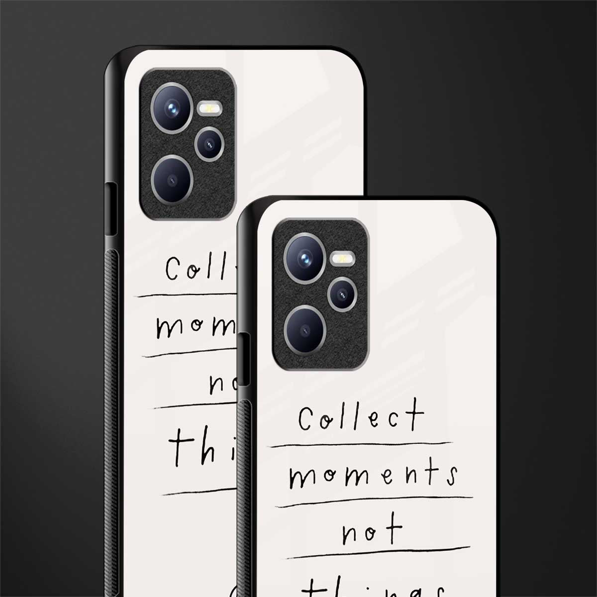 collect moments not things glass case for realme c35 image-2