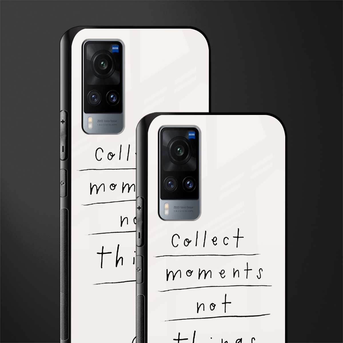 collect moments not things glass case for vivo x60 image-2