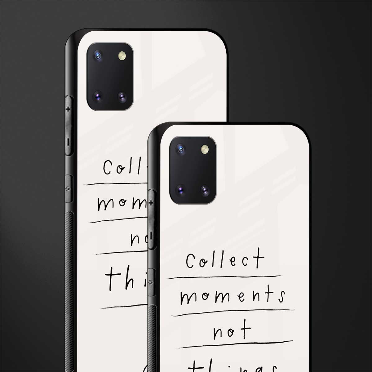 collect moments not things glass case for samsung a81 image-2