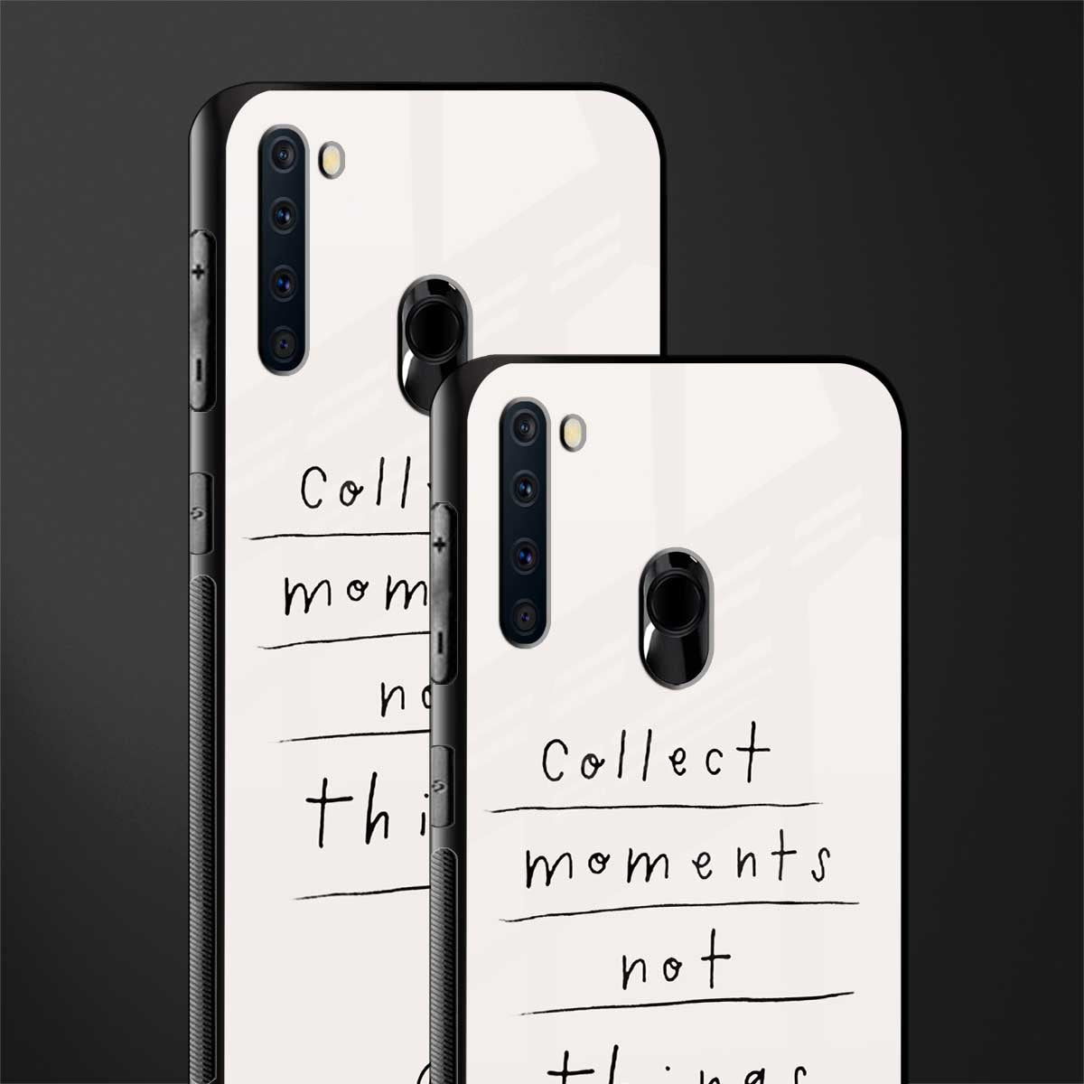 collect moments not things glass case for samsung a21 image-2