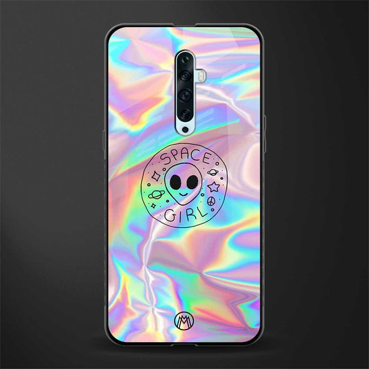 colorful alien glass case for oppo reno 2f image