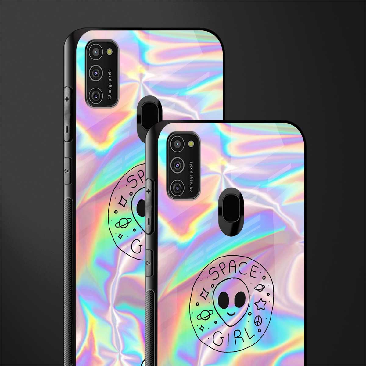 colorful alien glass case for samsung galaxy m21 image-2