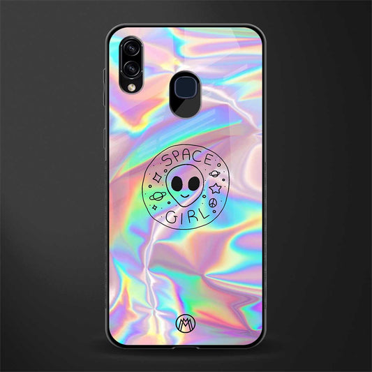 colorful alien glass case for samsung galaxy a30 image