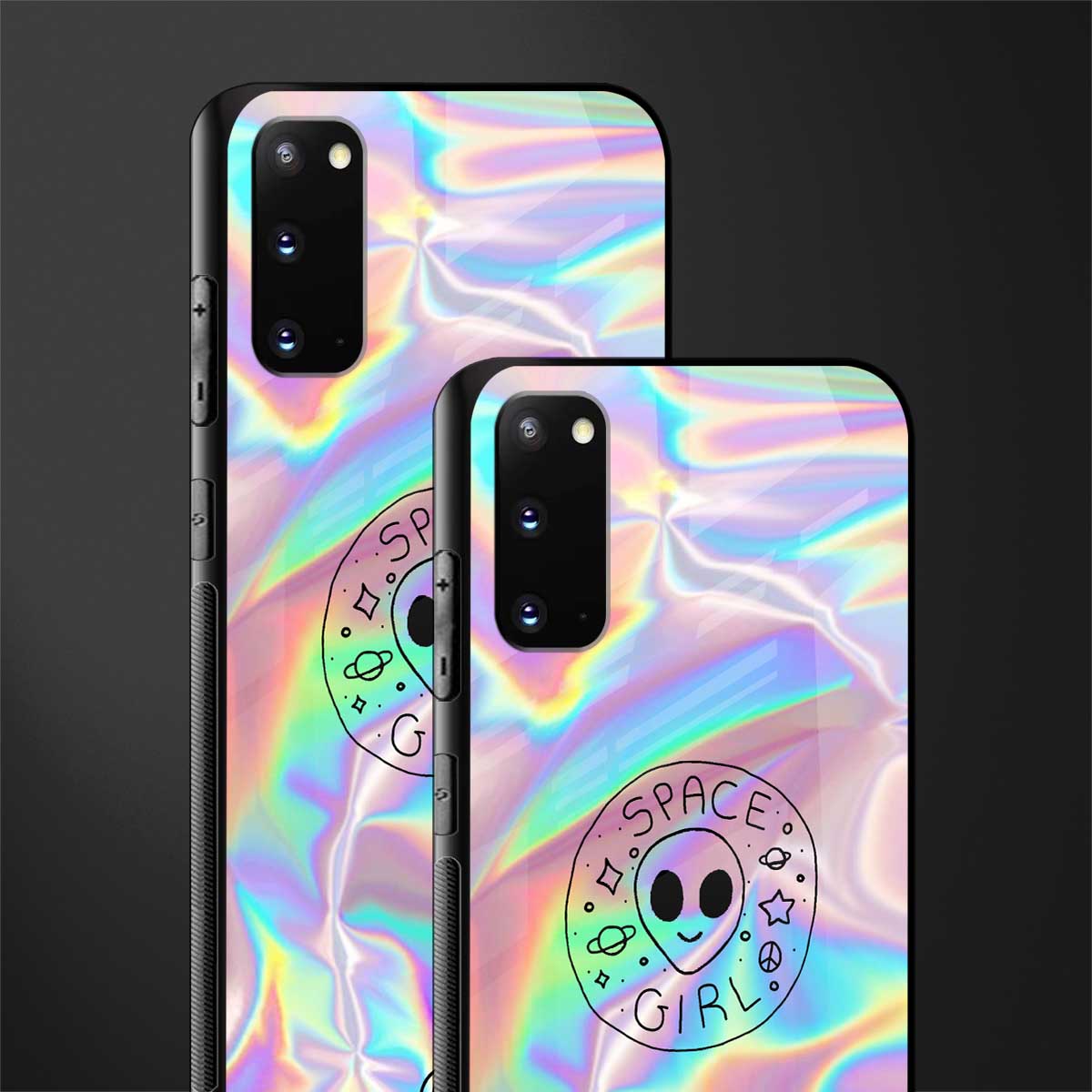 colorful alien glass case for samsung galaxy s20 image-2