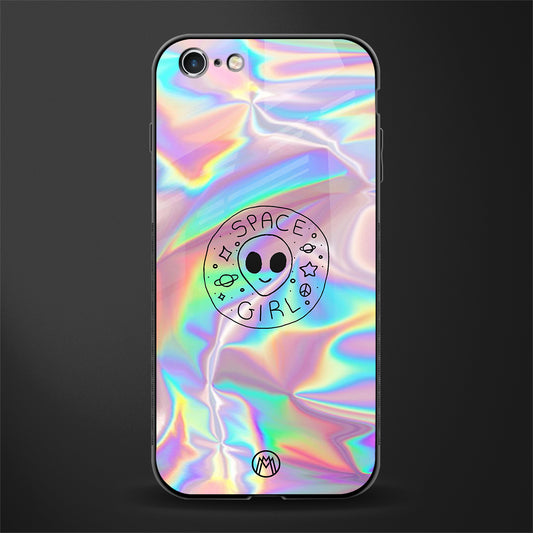 colorful alien glass case for iphone 6s image