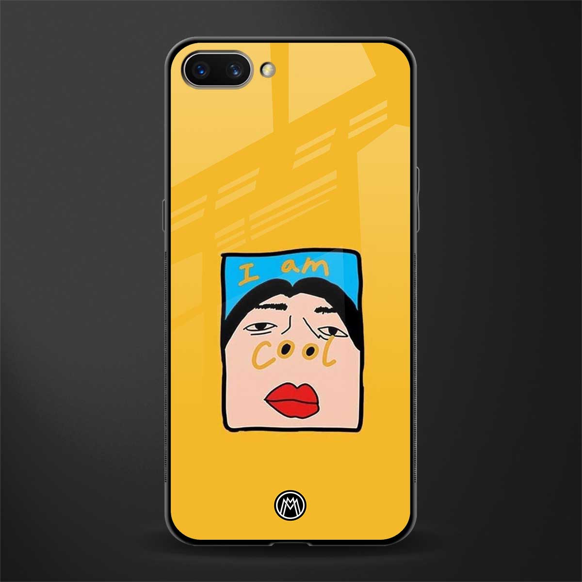 cool girl glass case for realme c1 image