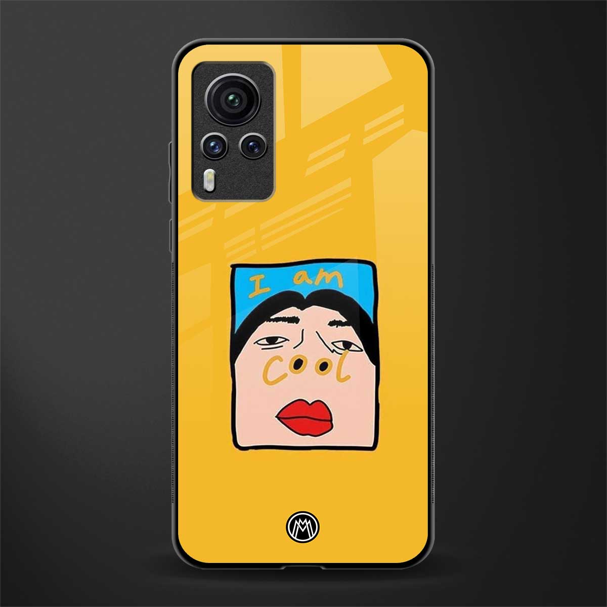 cool girl glass case for vivo x60 pro image
