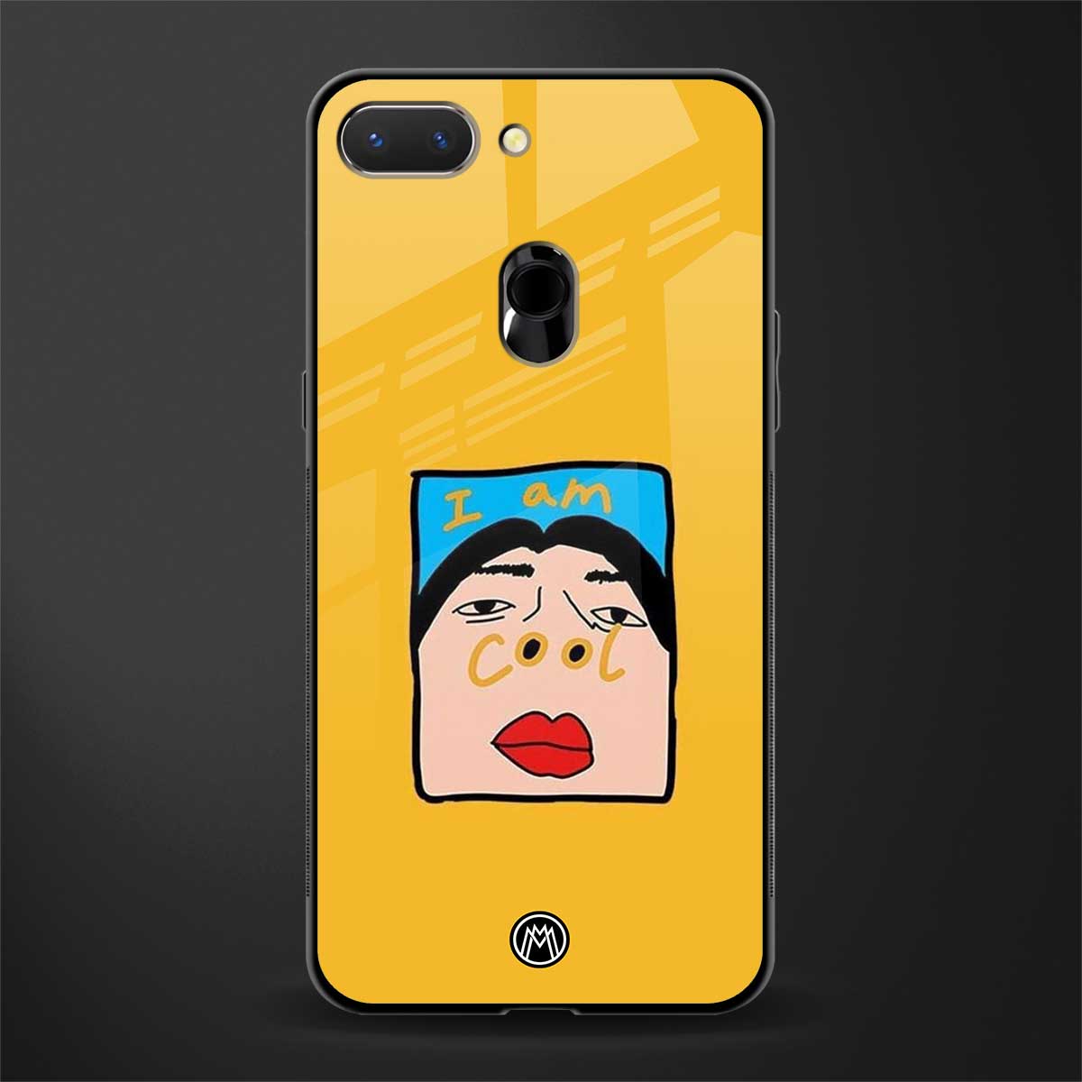 cool girl glass case for oppo a5 image