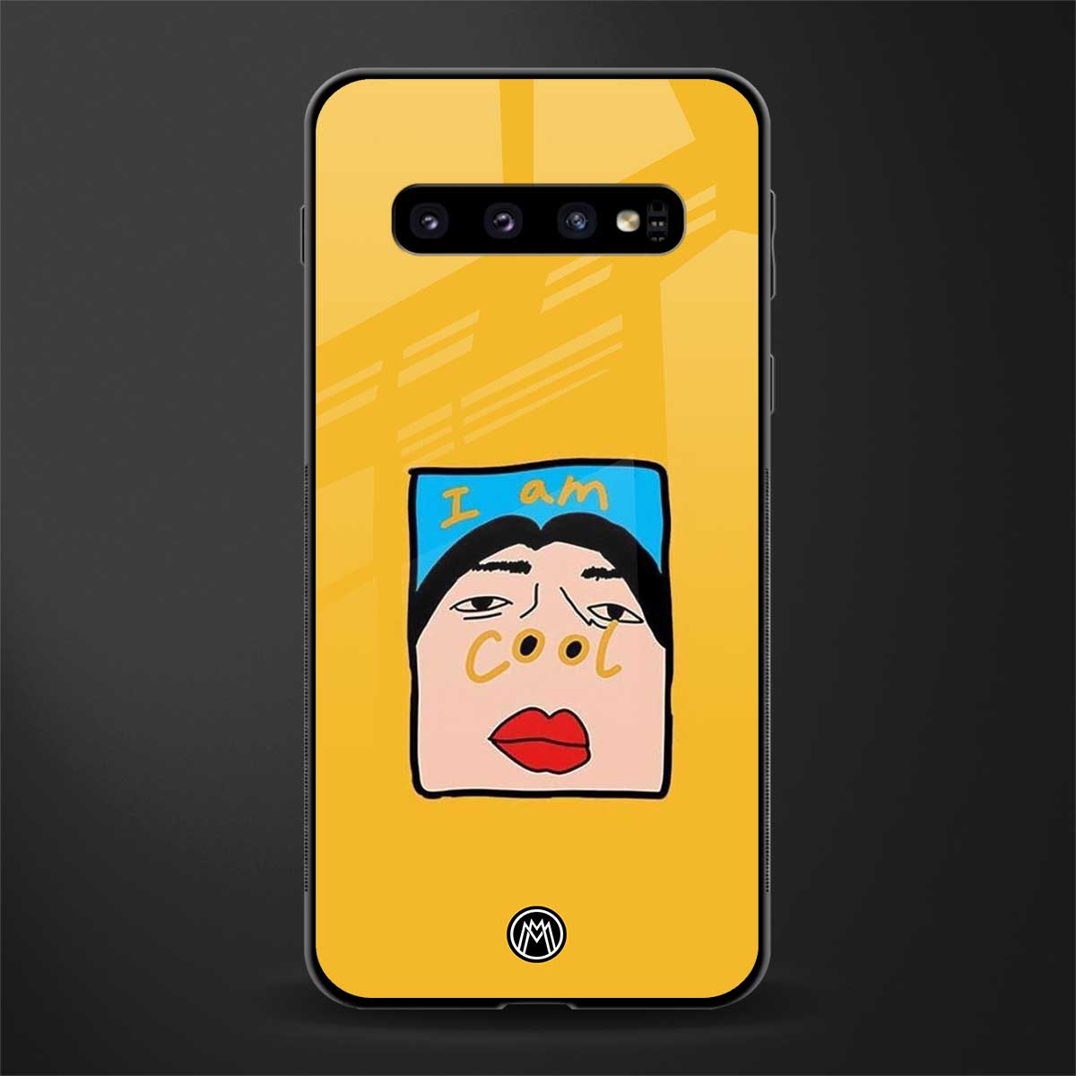 cool girl glass case for samsung galaxy s10 plus image