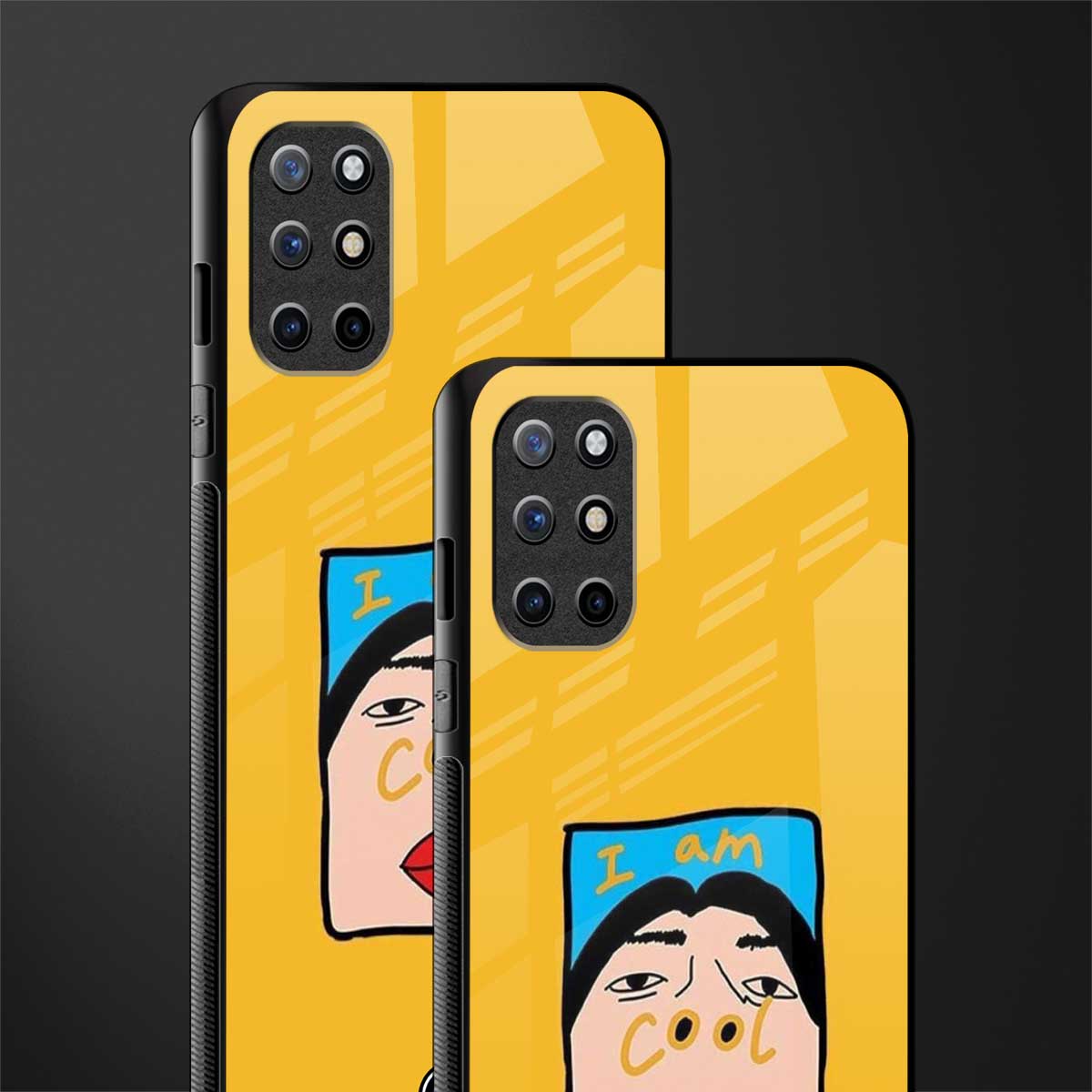 cool girl glass case for oneplus 8t image-2