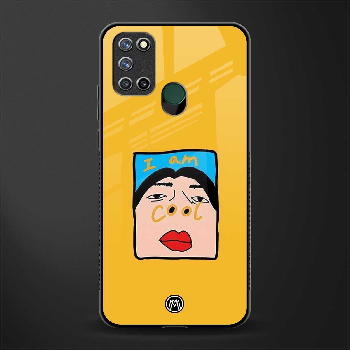 cool girl glass case for realme 7i image