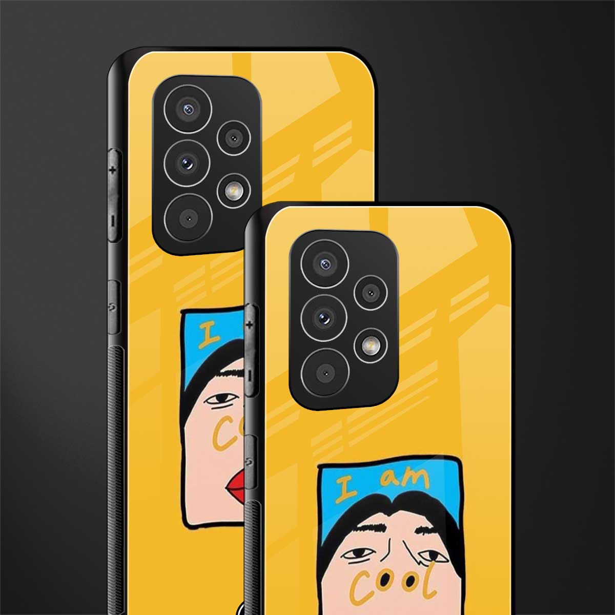 cool girl back phone cover | glass case for samsung galaxy a53 5g