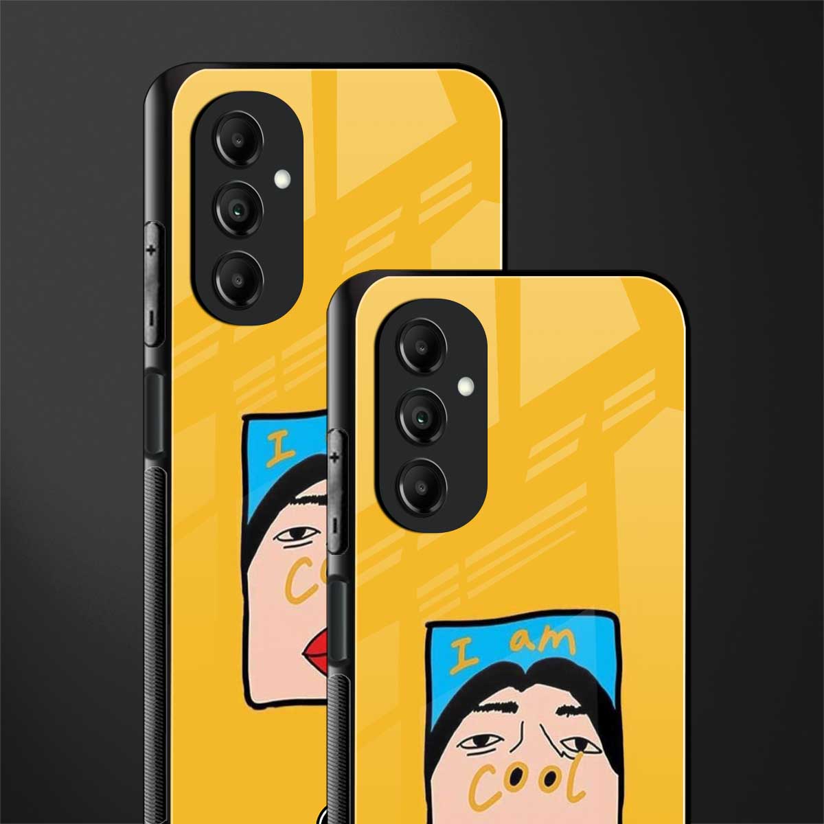 cool girl back phone cover | glass case for samsung galaxy a14 5g