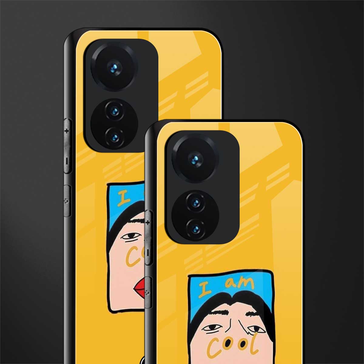 cool girl back phone cover | glass case for vivo t1 44w 4g