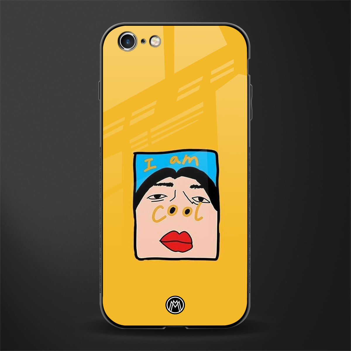 cool girl glass case for iphone 6 image