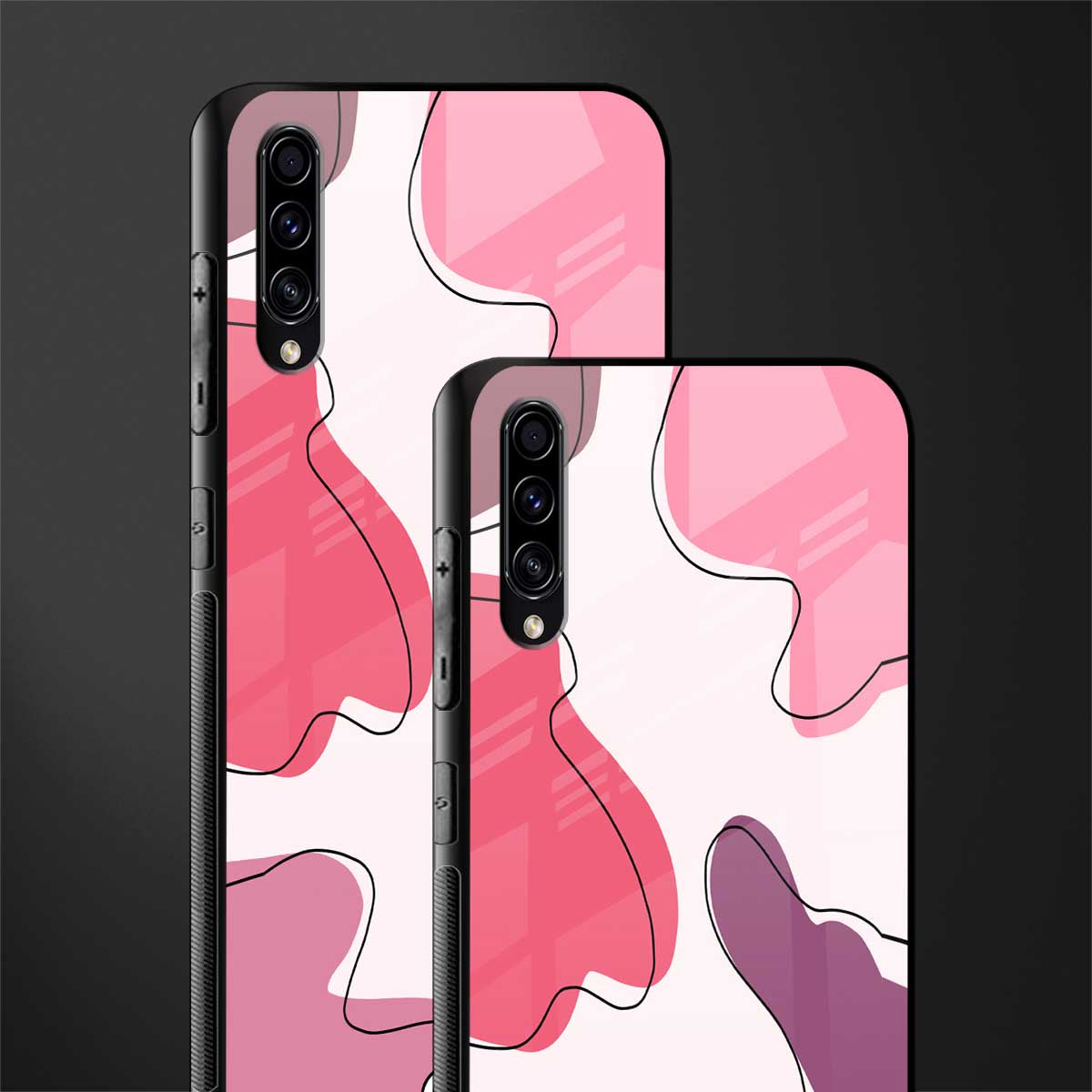 cotton candy taffy edition glass case for samsung galaxy a70 image-2
