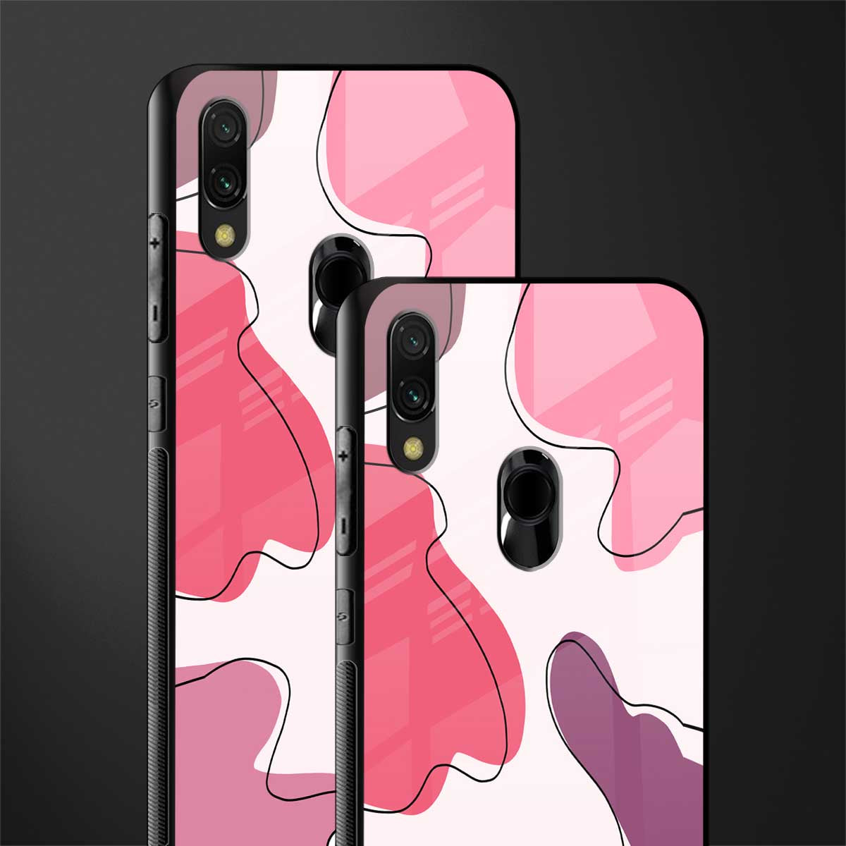 cotton candy taffy edition glass case for redmi y3 image-2