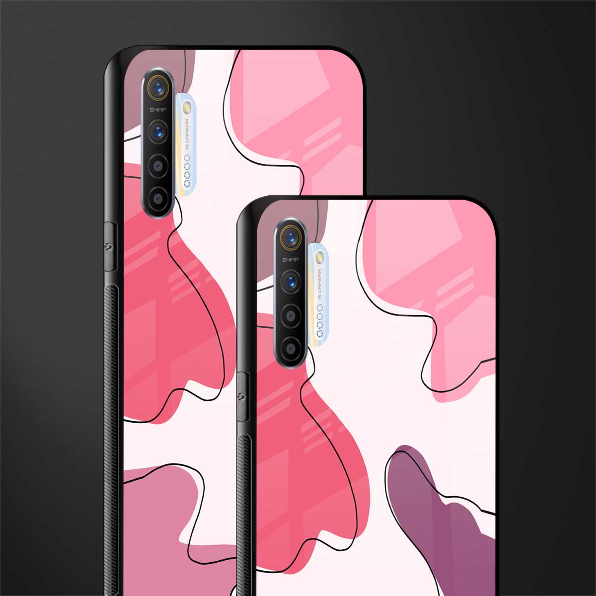 cotton candy taffy edition glass case for realme x2 image-2