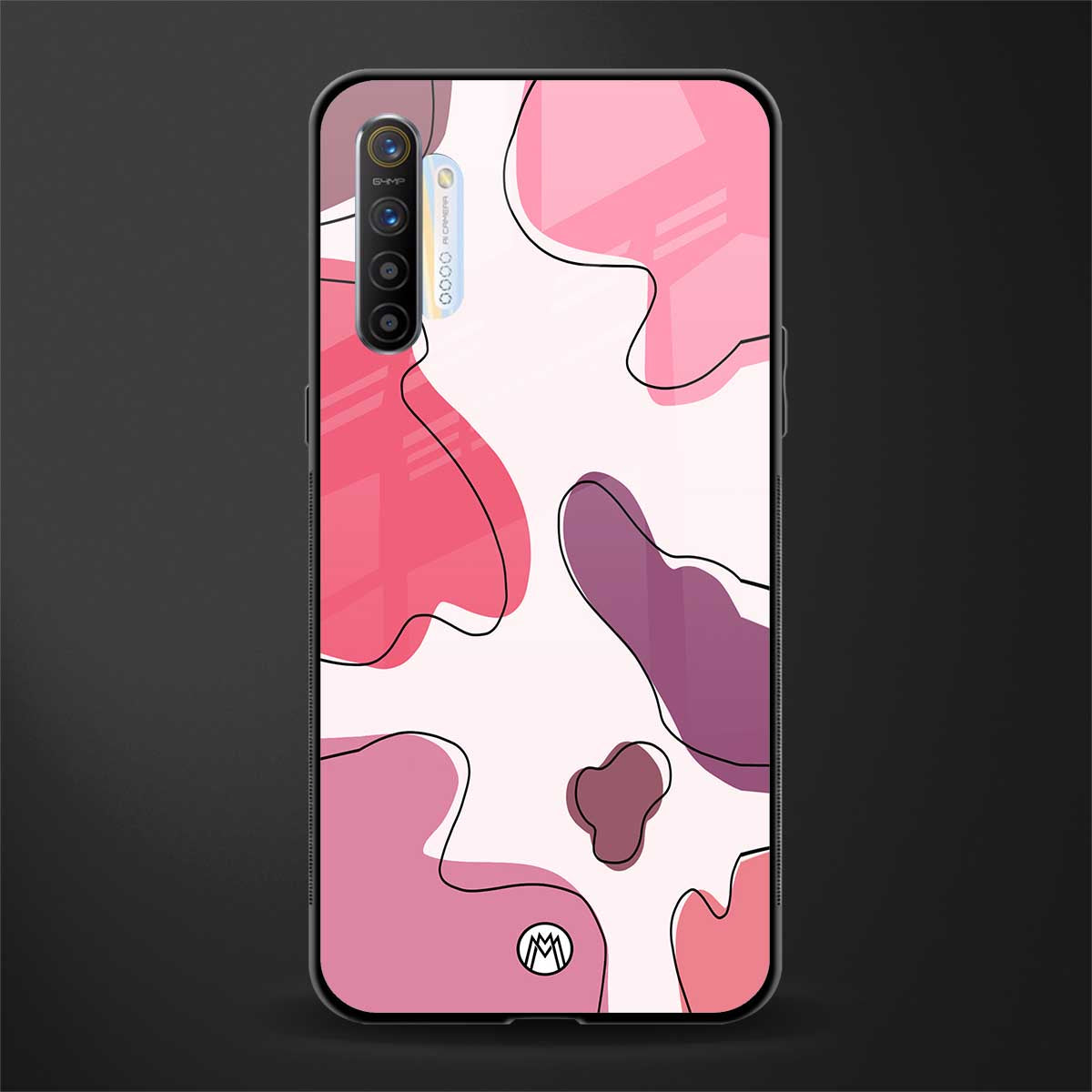 cotton candy taffy edition glass case for realme x2 image