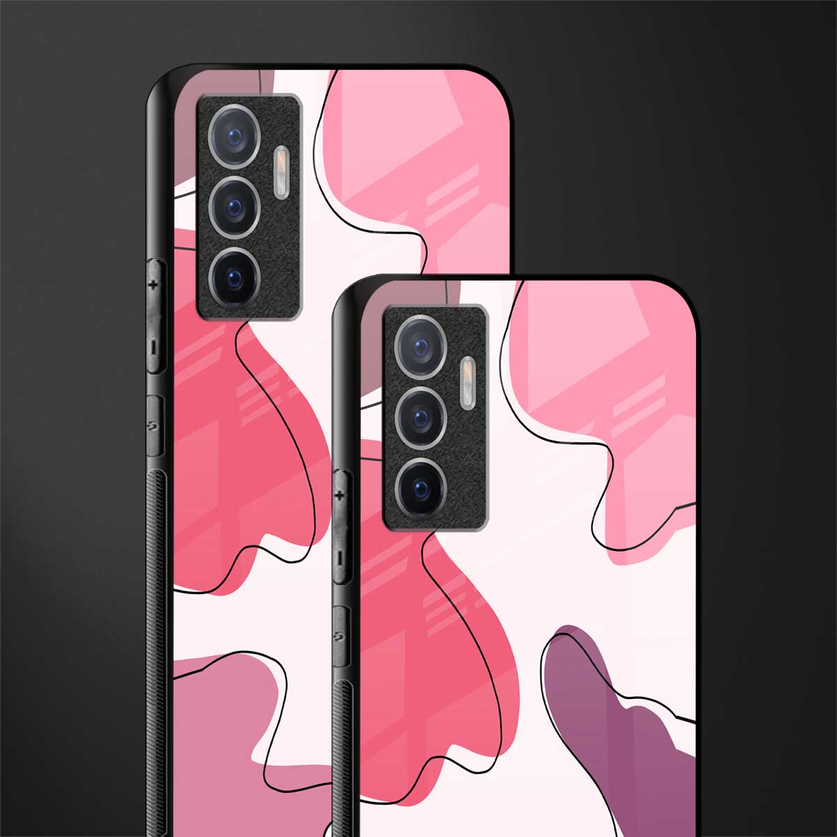 cotton candy taffy edition glass case for vivo v23e image-2