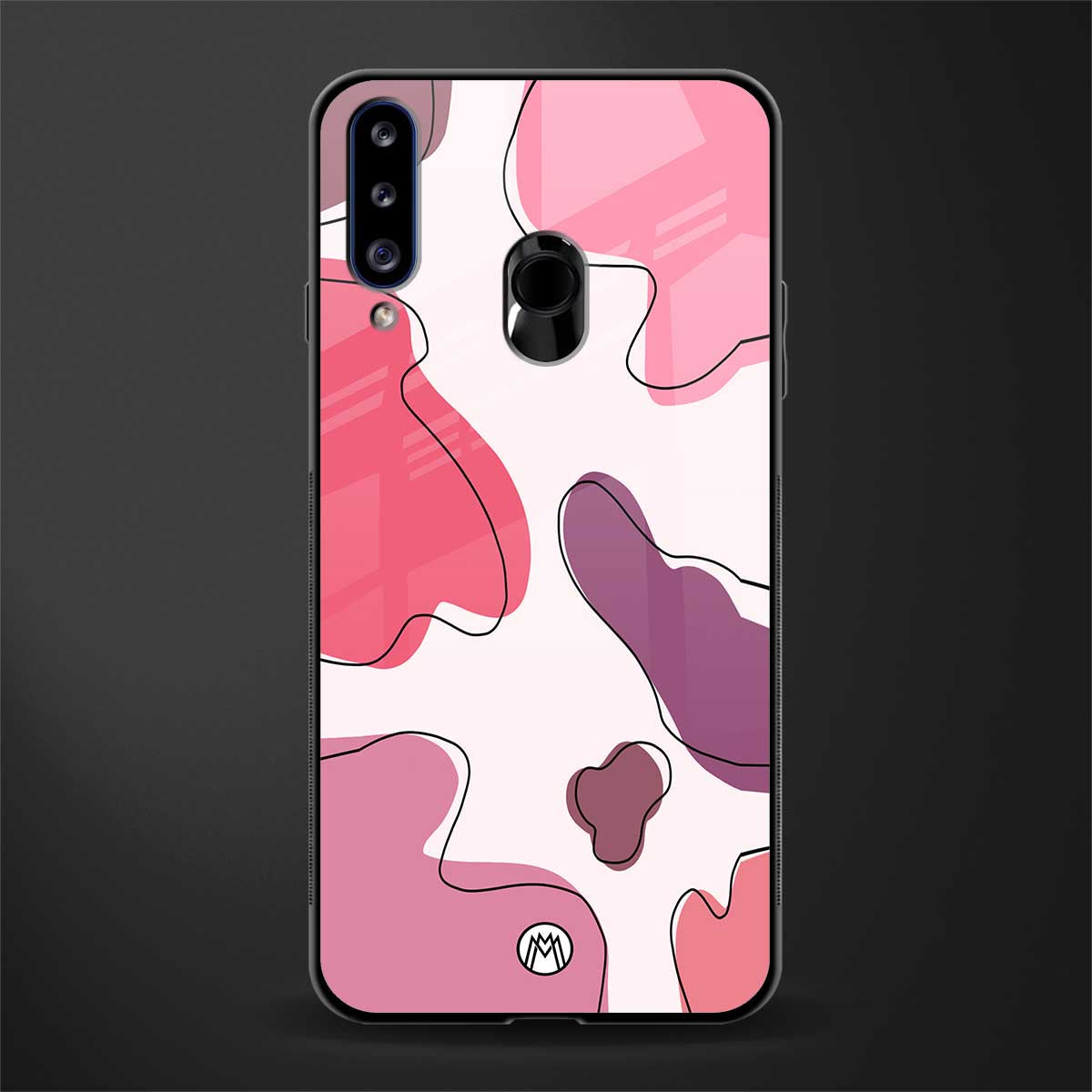 cotton candy taffy edition glass case for samsung galaxy a20s image