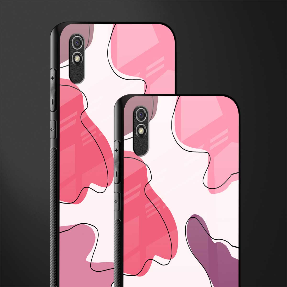 cotton candy taffy edition glass case for redmi 9a image-2