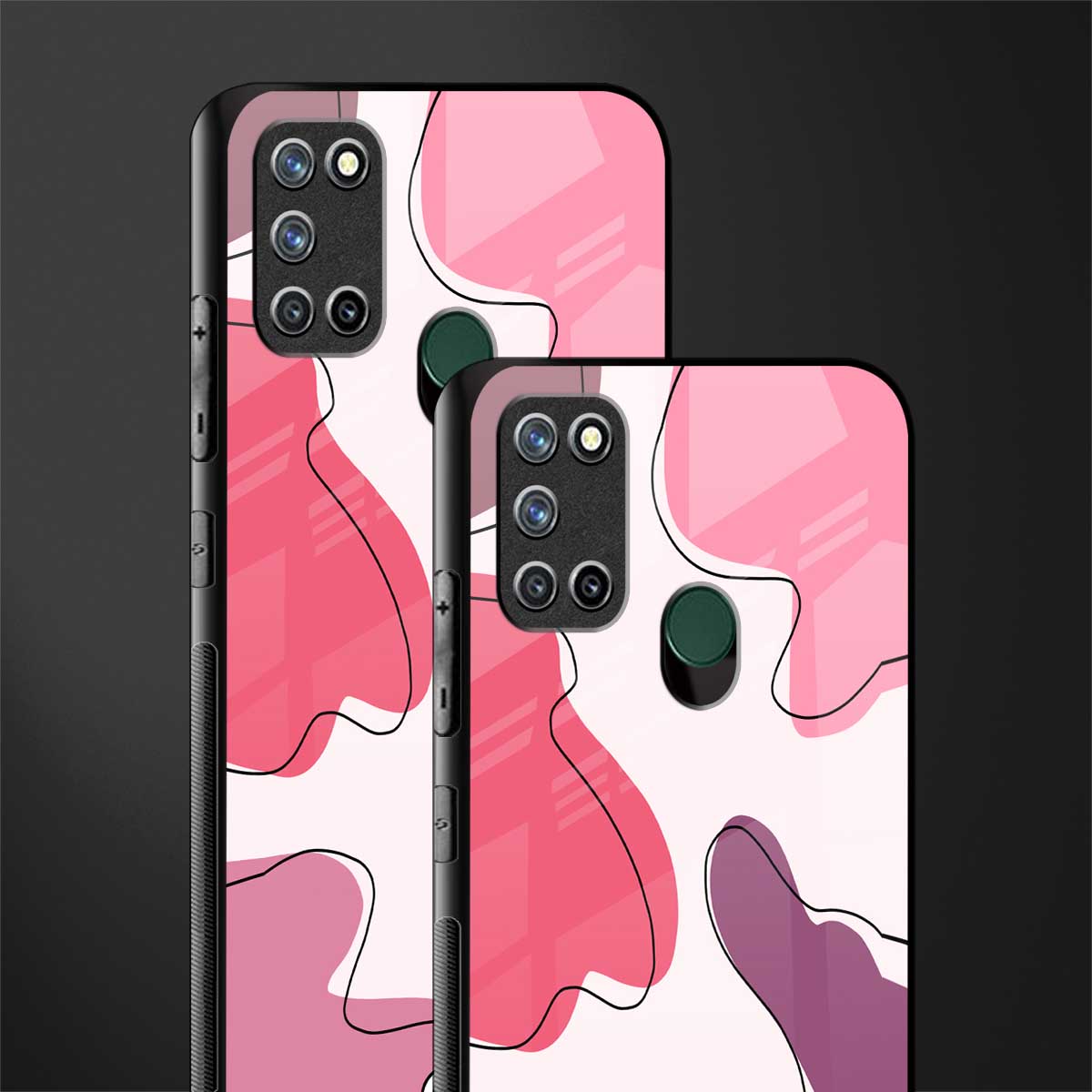 cotton candy taffy edition glass case for realme 7i image-2