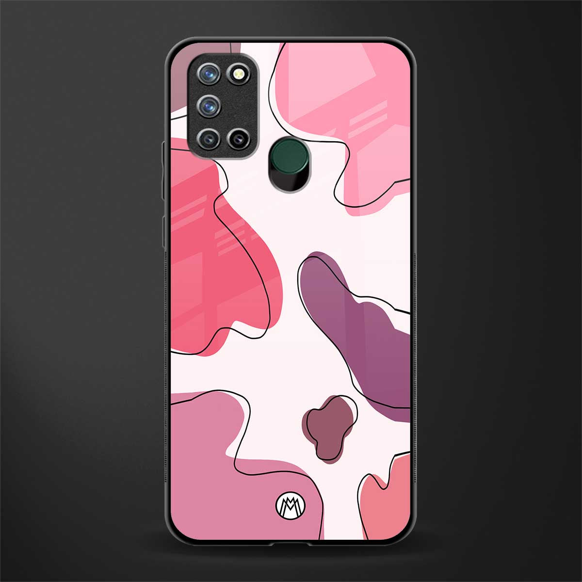 cotton candy taffy edition glass case for realme 7i image