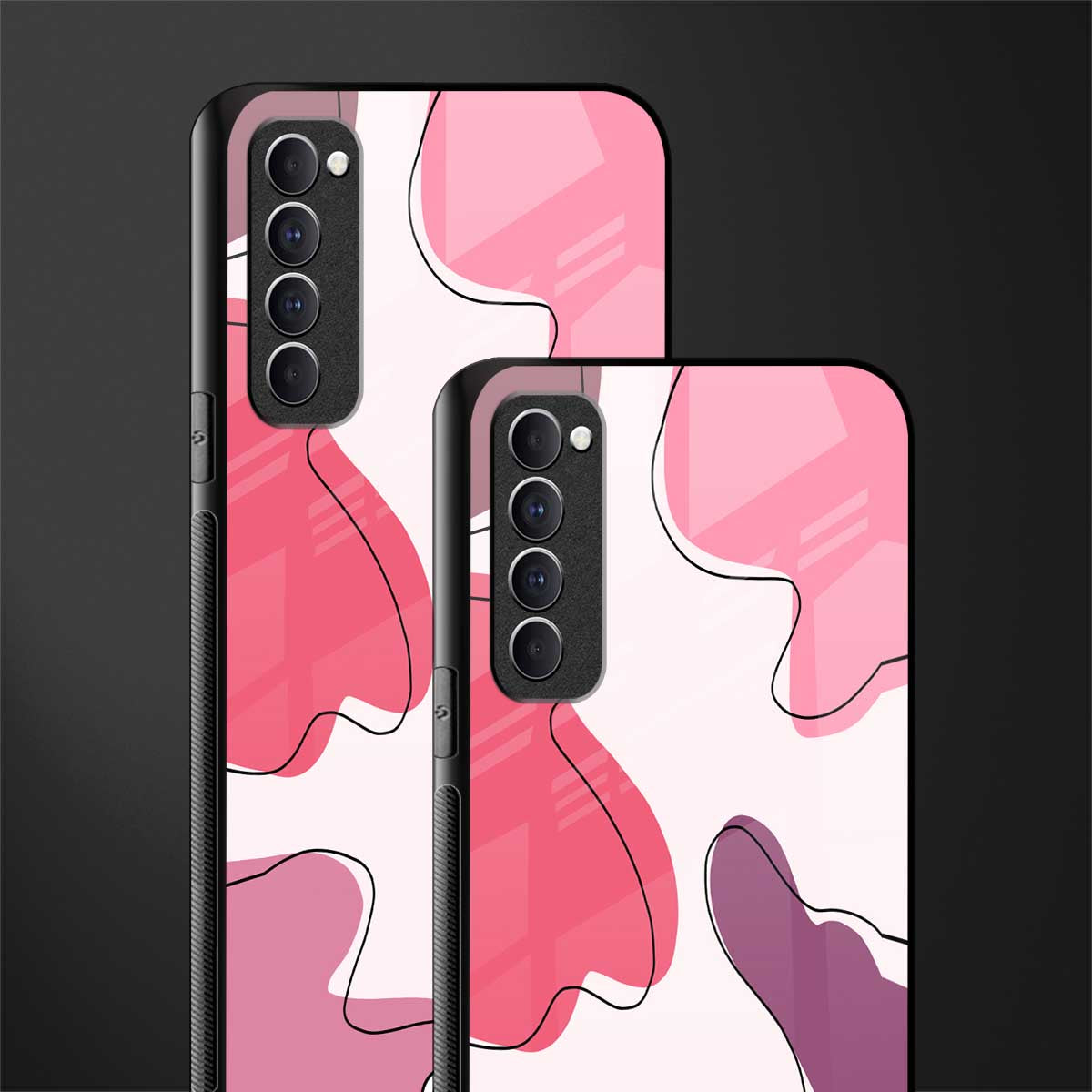 cotton candy taffy edition glass case for oppo reno 4 pro image-2
