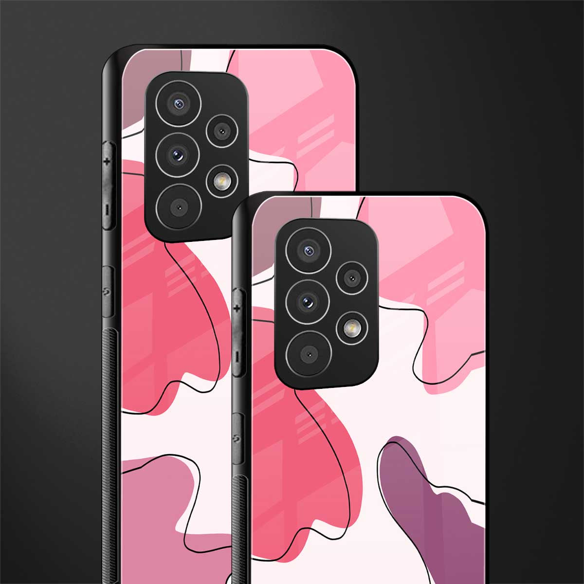cotton candy taffy edition back phone cover | glass case for samsung galaxy a53 5g