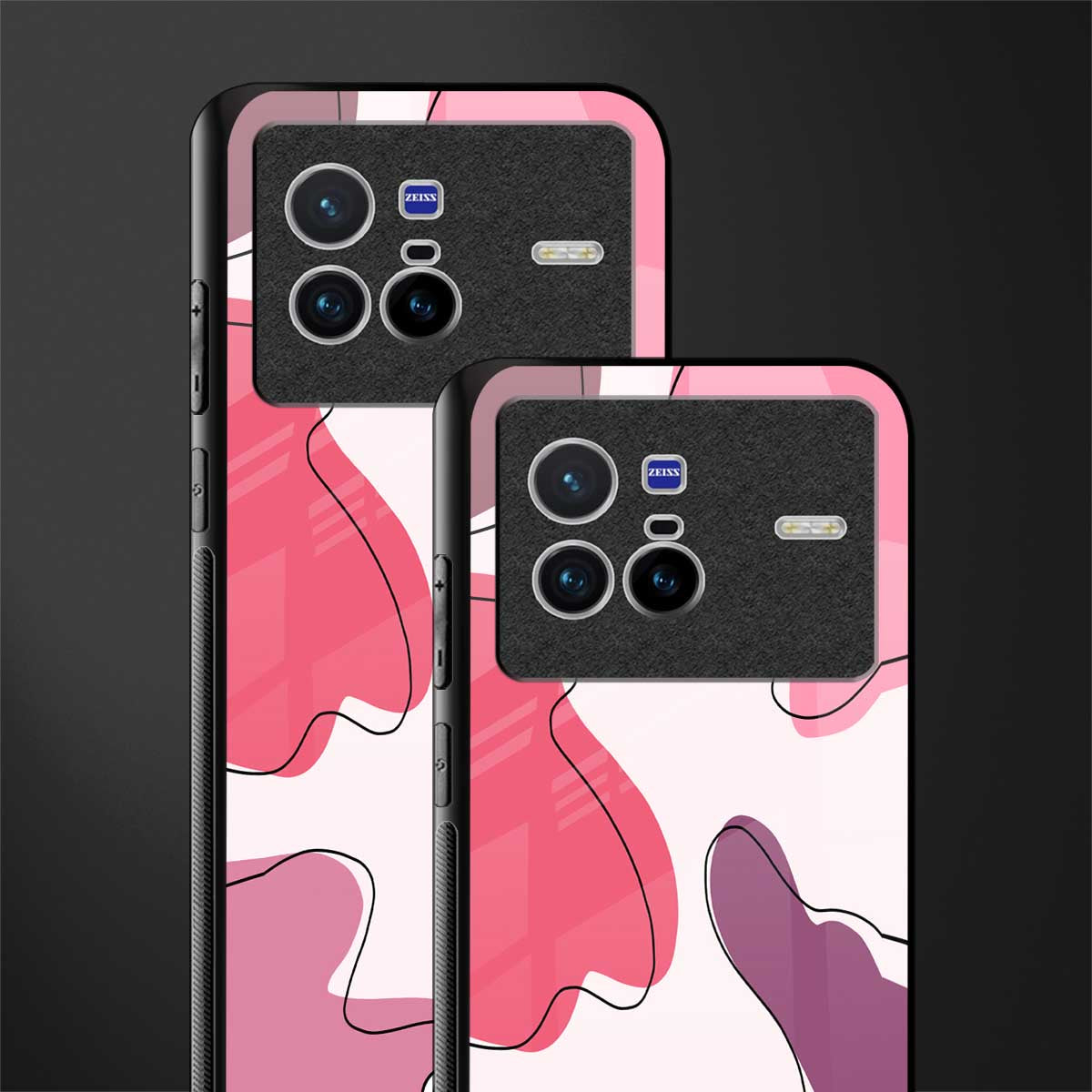 cotton candy taffy edition glass case for vivo x80 image-2