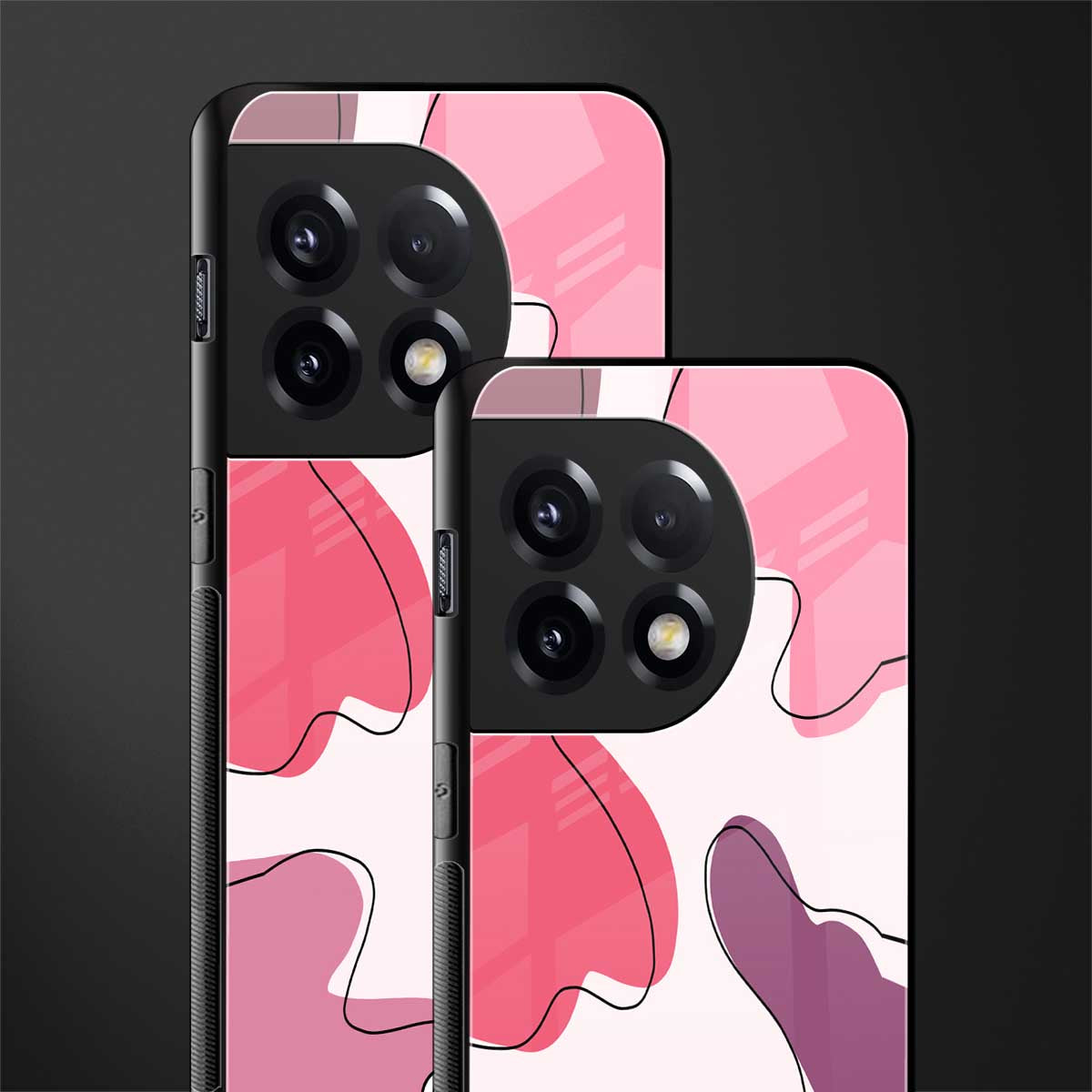 cotton candy taffy edition back phone cover | glass case for oneplus 11r