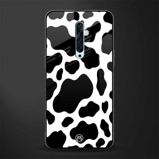 cow fur glass case for oppo reno 2f image