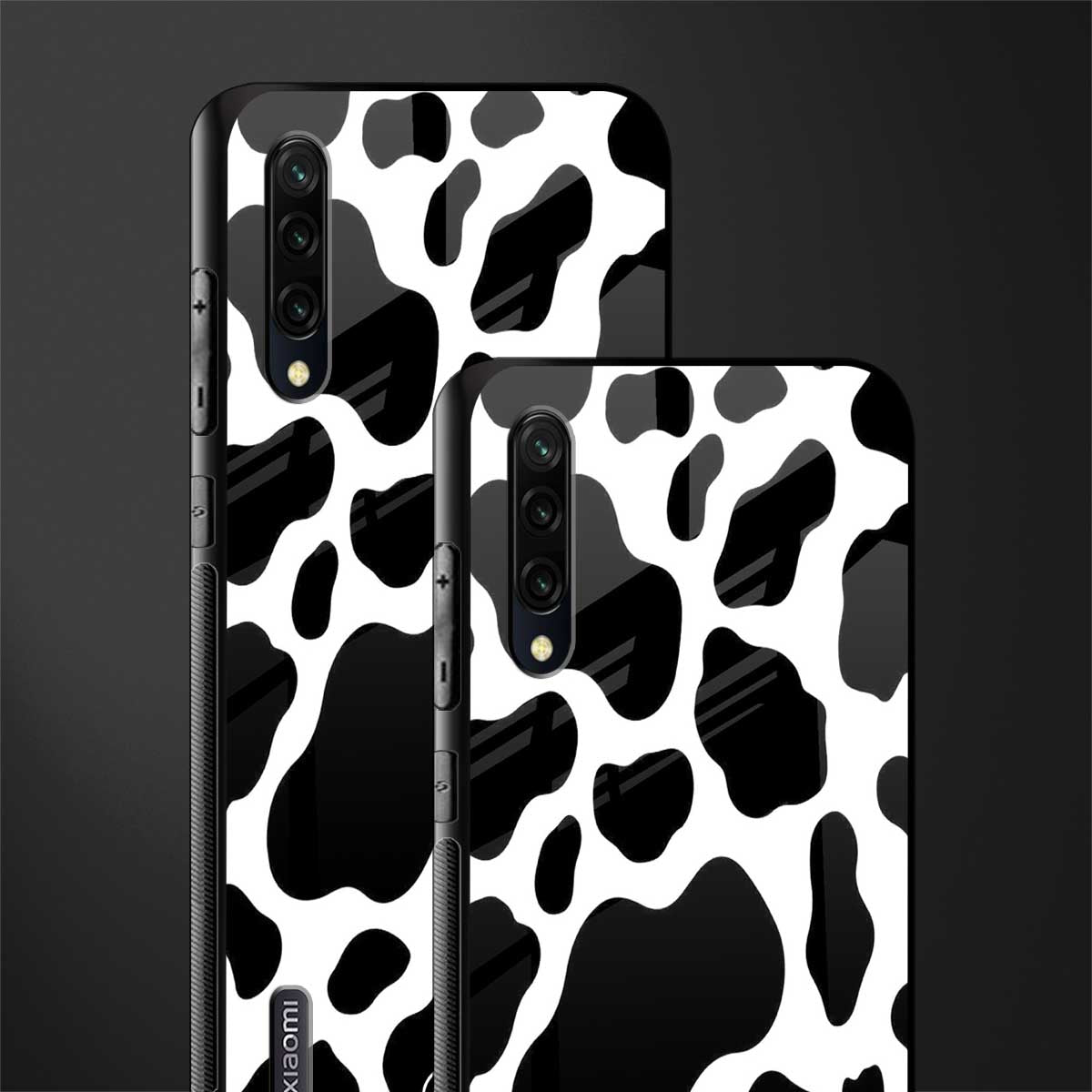 cow fur glass case for mi a3 redmi a3 image-2