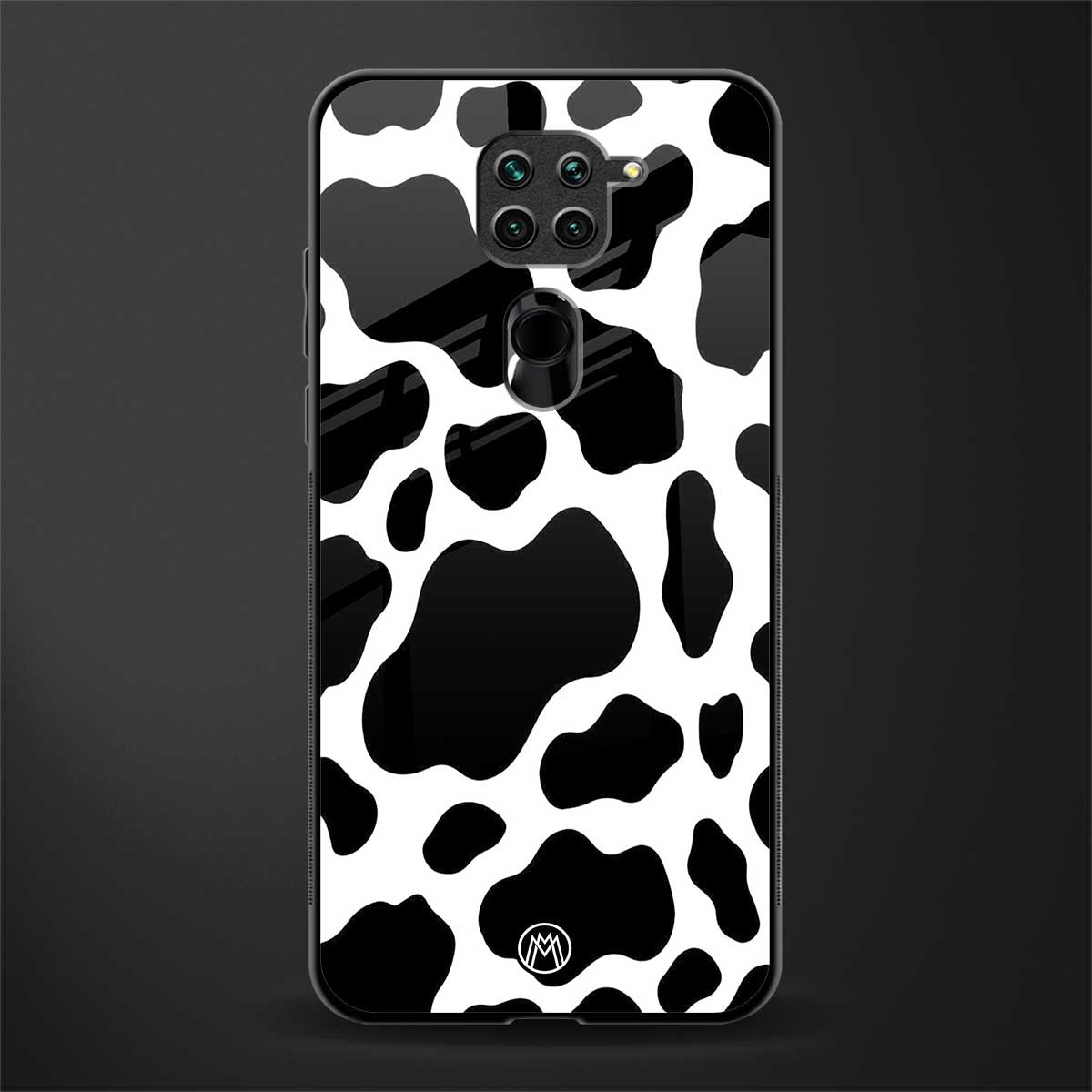cow fur glass case for redmi note 9 image