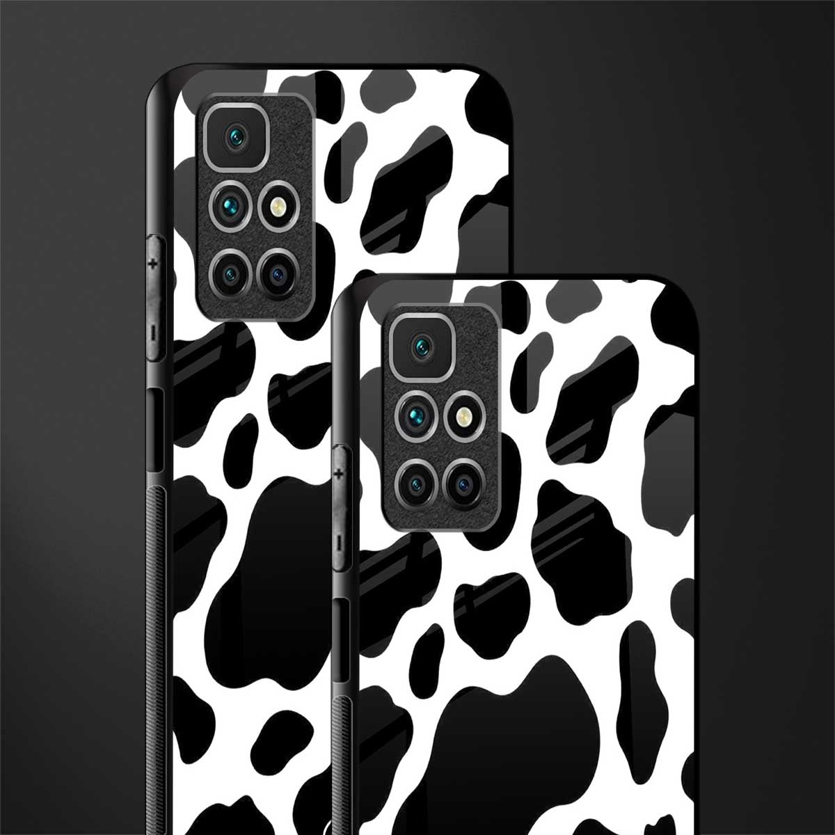 cow fur glass case for redmi 10 prime image-2