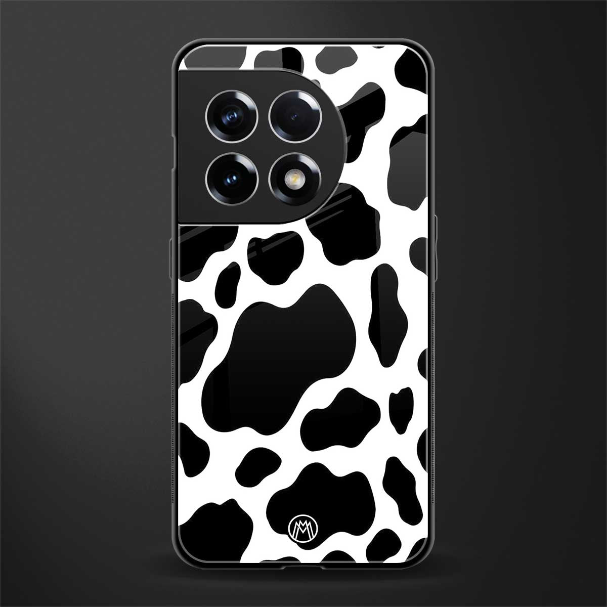 cow fur back phone cover | glass case for oneplus 11r