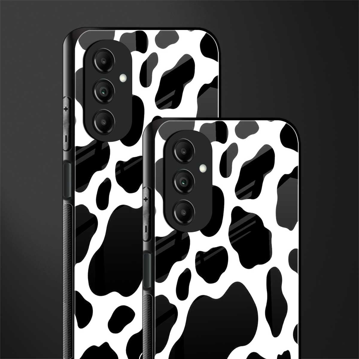 cow fur back phone cover | glass case for samsung galaxy a14 5g