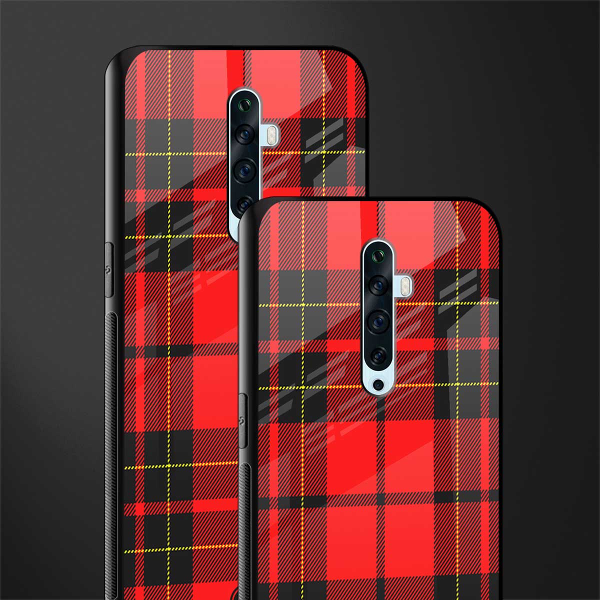 cozy red sweater glass case for oppo reno 2f image-2