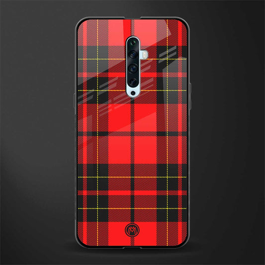 cozy red sweater glass case for oppo reno 2f image