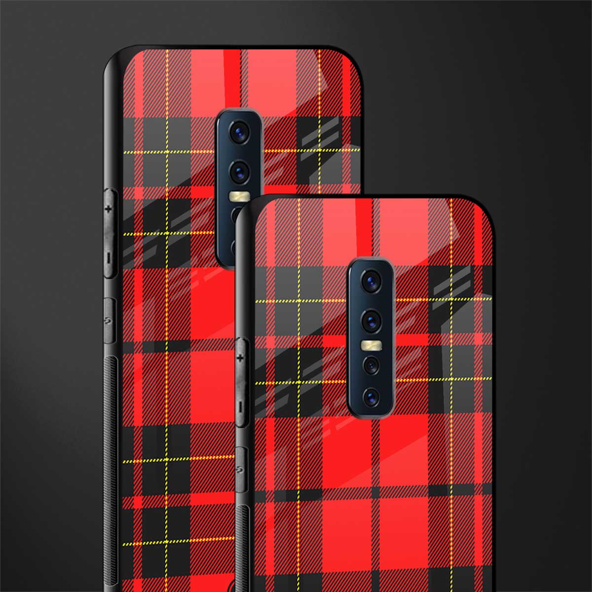 cozy red sweater glass case for vivo v17 pro image-2
