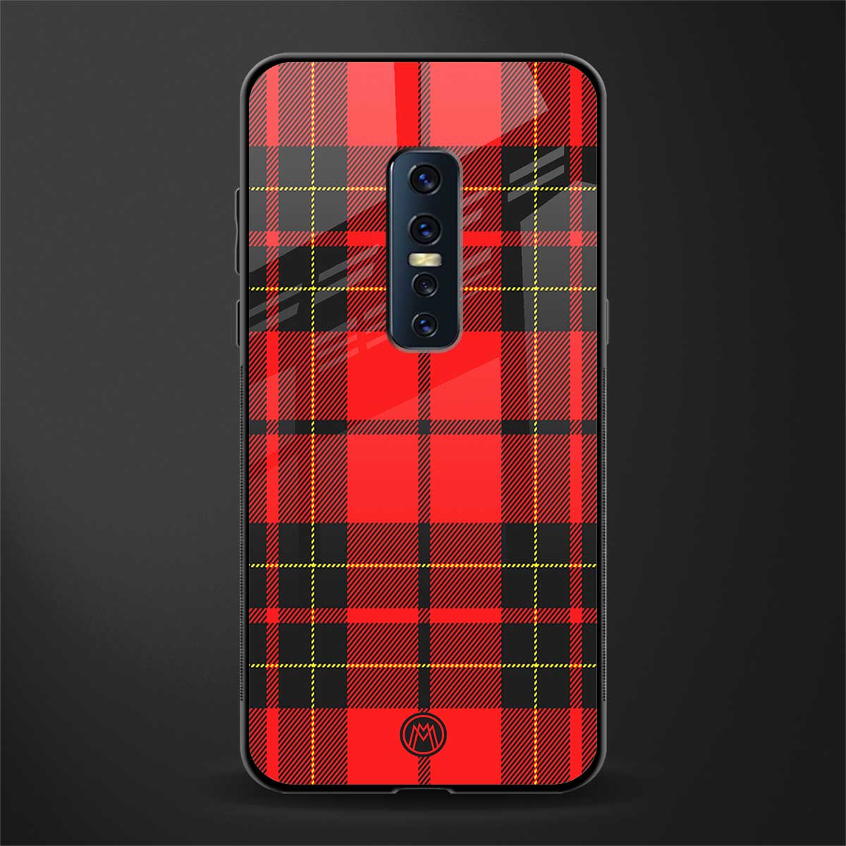 cozy red sweater glass case for vivo v17 pro image