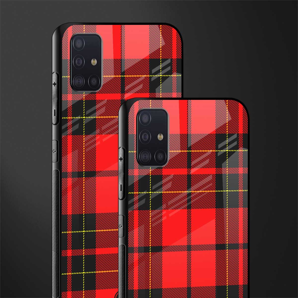 cozy red sweater glass case for samsung galaxy a71 image-2